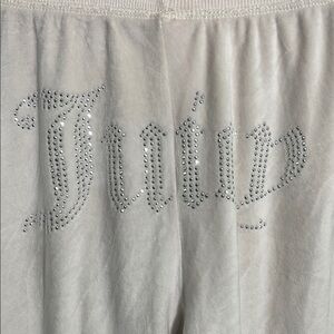 Juicy Couture white Velour Lounge Pants